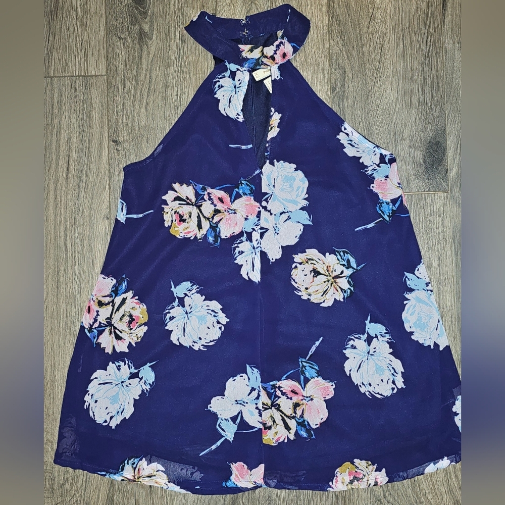 Floral Halter Neck Women's XS Top